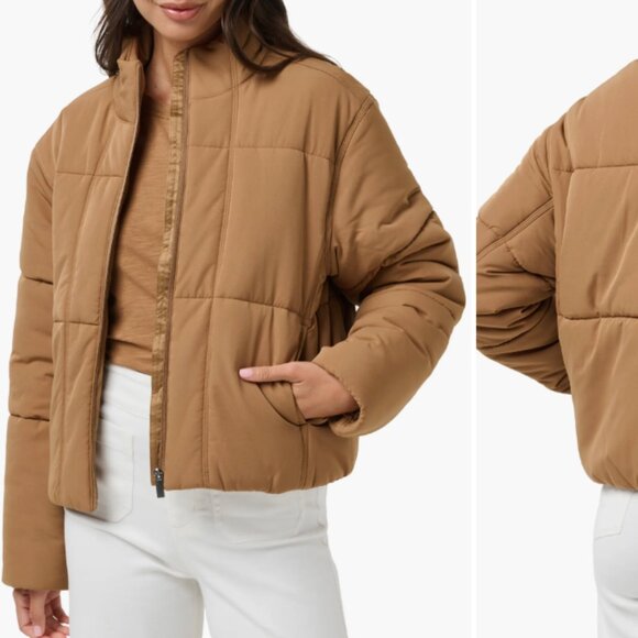 Travis Mathews Mont Blanc Quilted Cropped Puffer Jacket - Picture 5 of 6